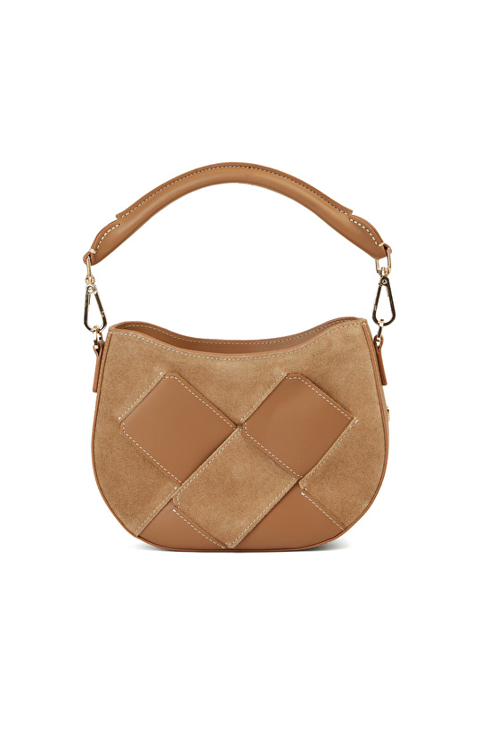 Camel Kadın Süet Çanta