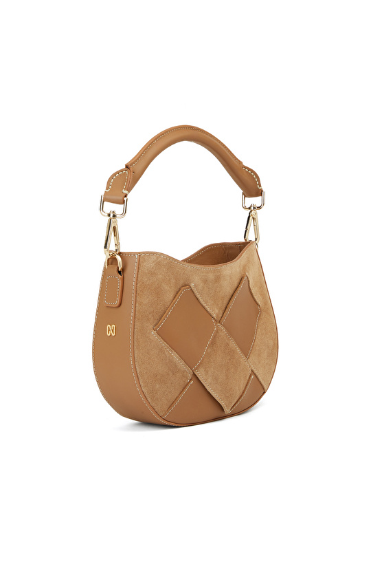 Camel Kadın Süet Çanta