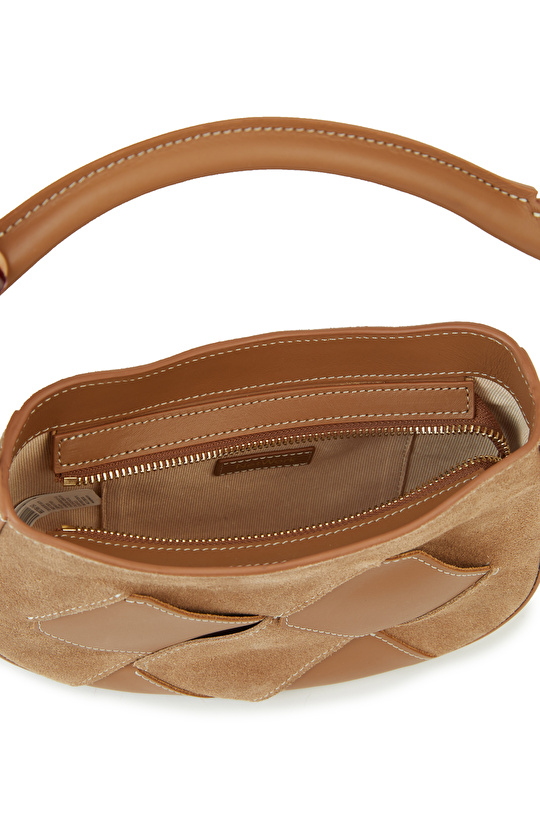 Camel Kadın Süet Çanta