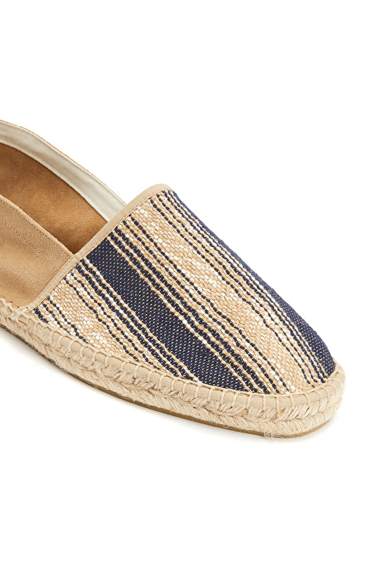 Mavi Bej Erkek Espadril