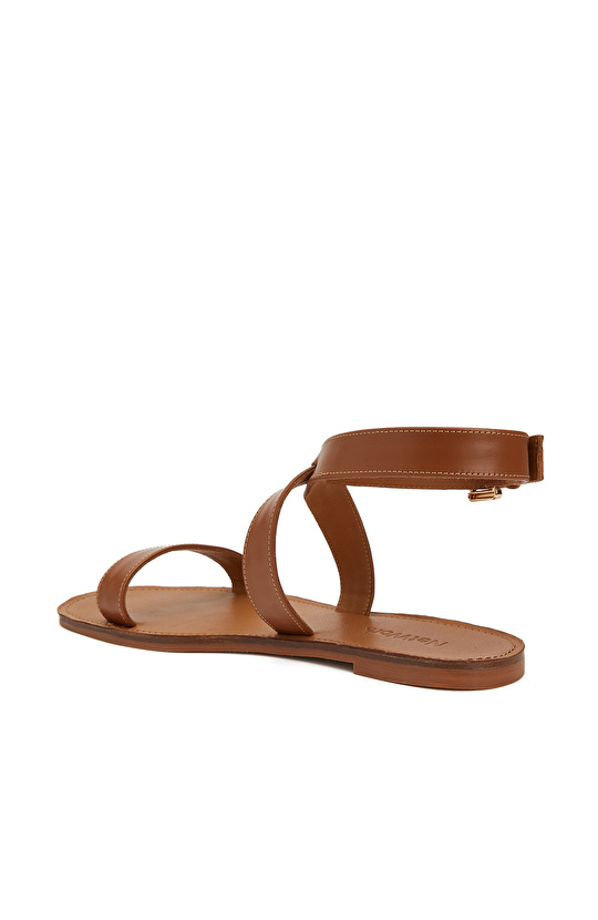 Taba Kadın Deri Sandalet