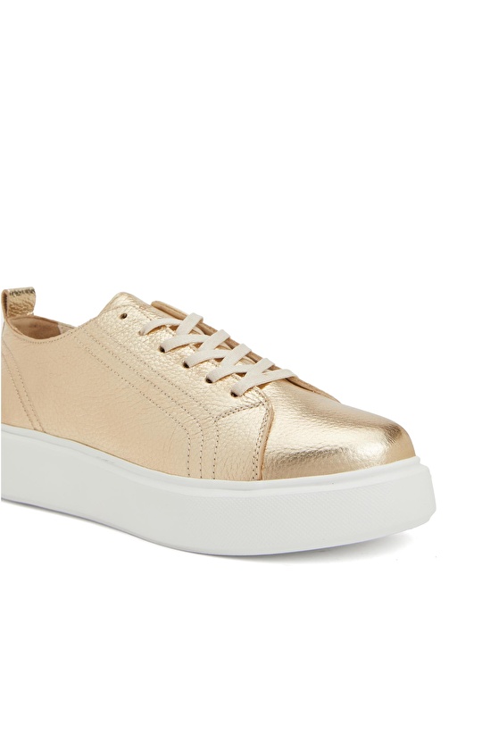 Gold Kadın Deri Sneaker