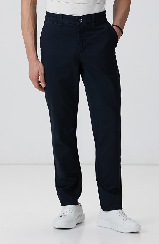 Lacivert Chino Pantolon