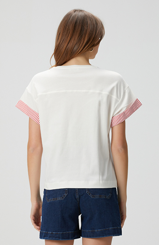 Kırık Beyaz T-shirt