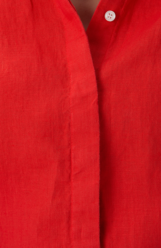 Kırmızı Keten Gömlek