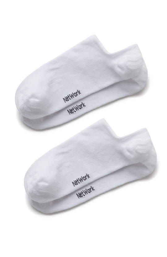 Beyaz 2li Erkek Bambu Çorap Seti