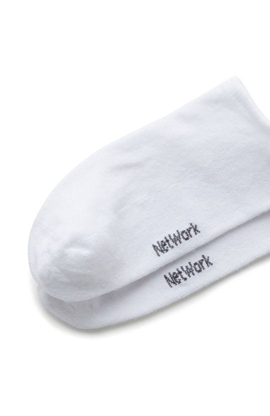 Beyaz 2li Erkek Bambu Çorap Seti