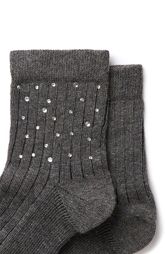 Gri Kadın Çorap