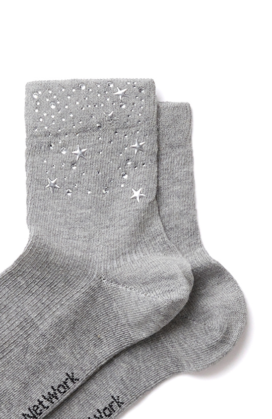 Gri Kadın Çorap
