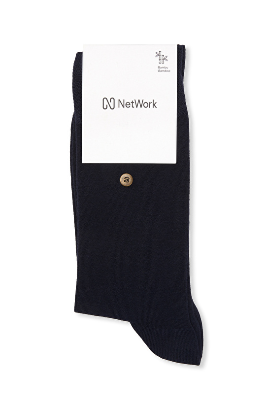 Lacivert Bambu Çorap