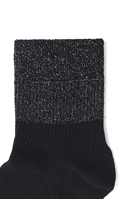 Siyah Bambu Kadın Çorap