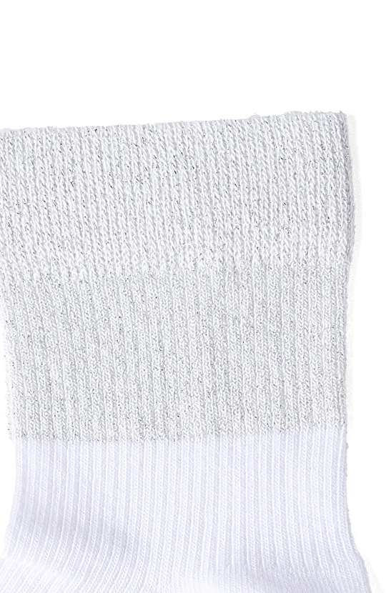 Beyaz Bambu Kadın Çorap
