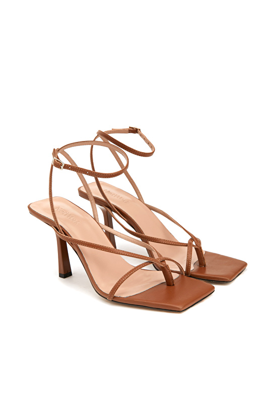 Taba Kadın Deri Sandalet