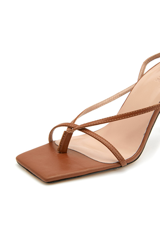 Taba Kadın Deri Sandalet