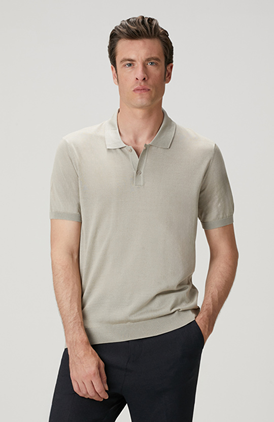 Limited Bej İpek Karışımlı Triko Kazak Limited Bej İpek Karışımlı Triko Kazak