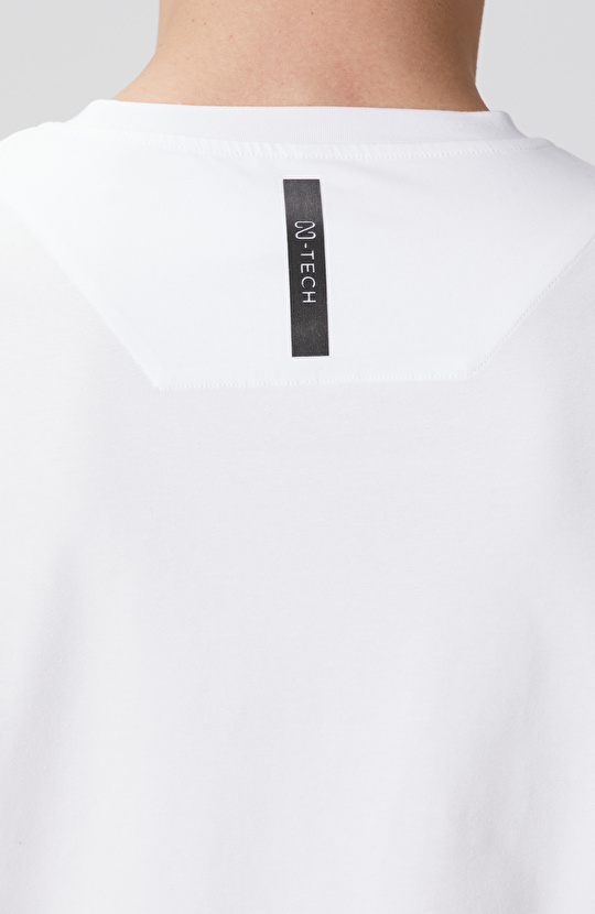 N-Tech Beyaz Baskılı T-shirt
