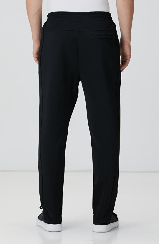 N-Tech Siyah Diyagonal Eşofman Altı