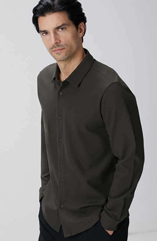 N-Tech Haki Gömlek