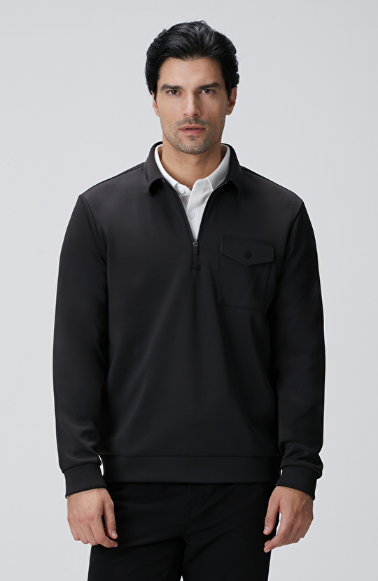 N-Tech Siyah Sweatshirt