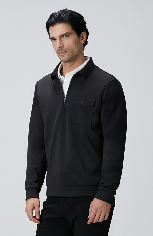 N-Tech Siyah Sweatshirt