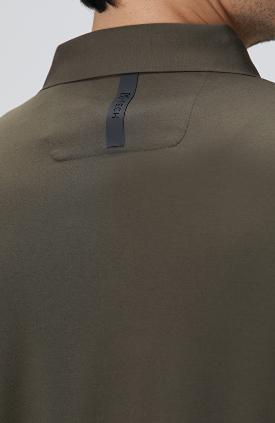 N-Tech Haki Polo Yaka T-shirt