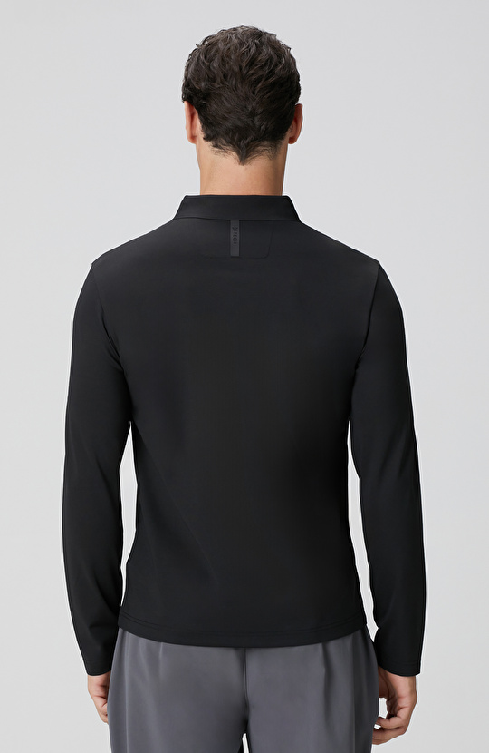 N-Tech Siyah Polo Yaka T-shirt