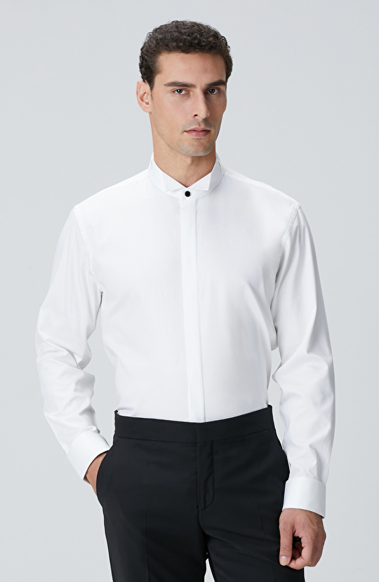 Beyaz Smokin Gömlek Beyaz Smokin Gömlek