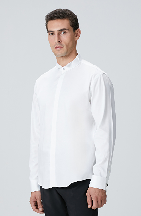 Beyaz Smokin Gömlek