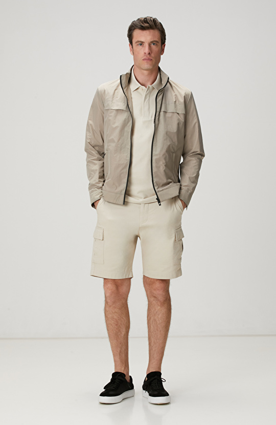 Bej Kargo Şort