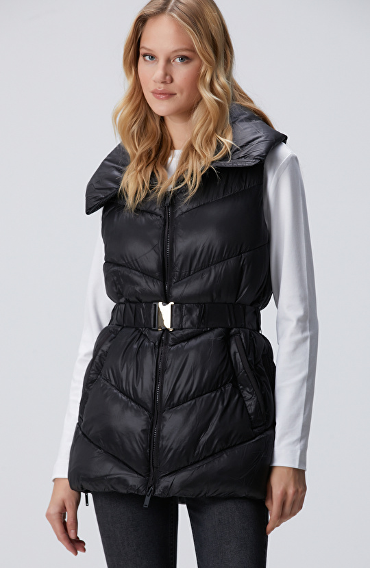 N-Tech Siyah Casual Yelek N-Tech Siyah Casual Yelek