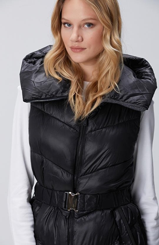 N-Tech Siyah Casual Yelek