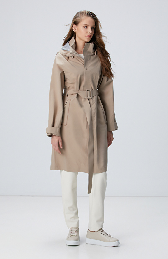 N-Tech Bej Pardösü