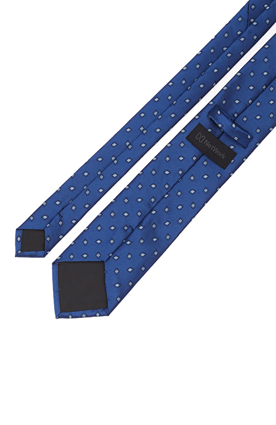 Lacivert Puantiyeli Kravat