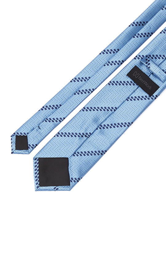 Mavi Çizgili Kravat