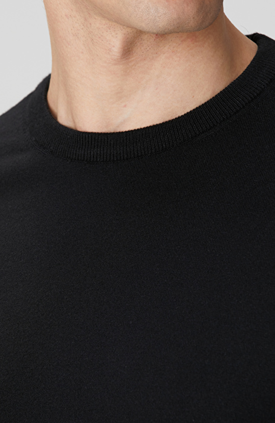 Siyah Basic Triko Kazak