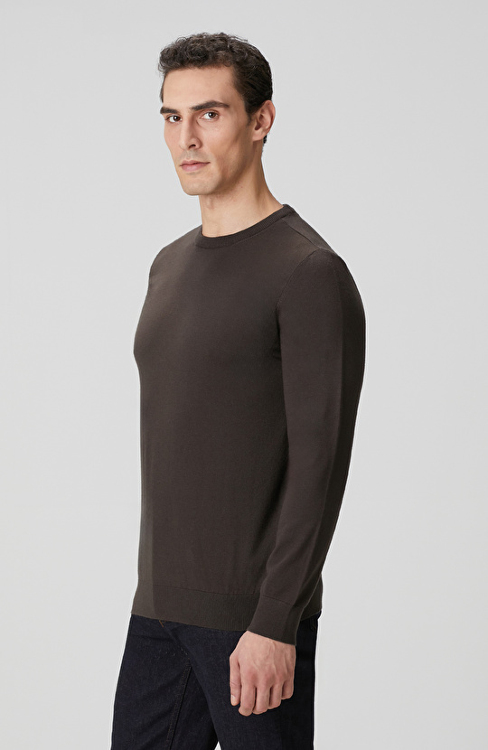 Haki Basic Basic Triko Kazak