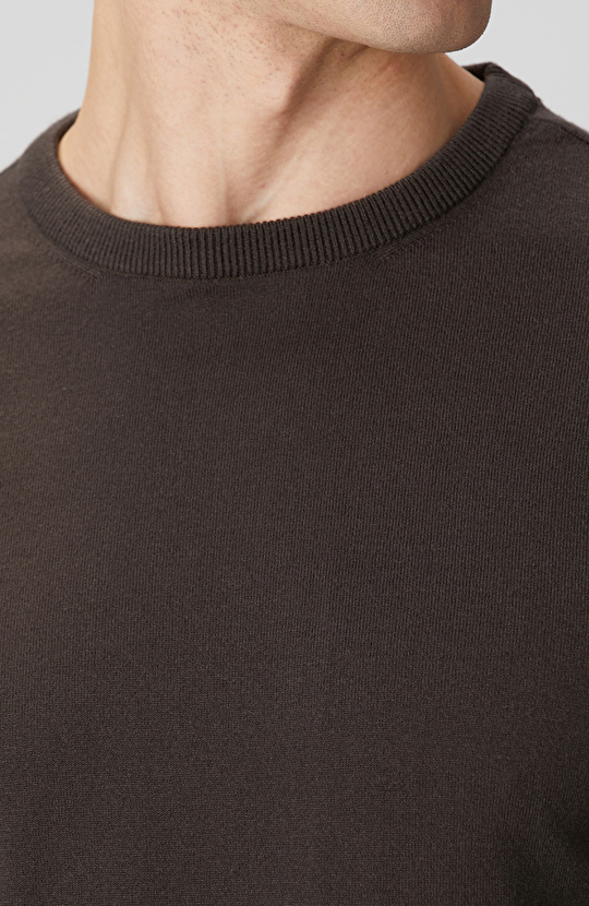 Haki Basic Basic Triko Kazak