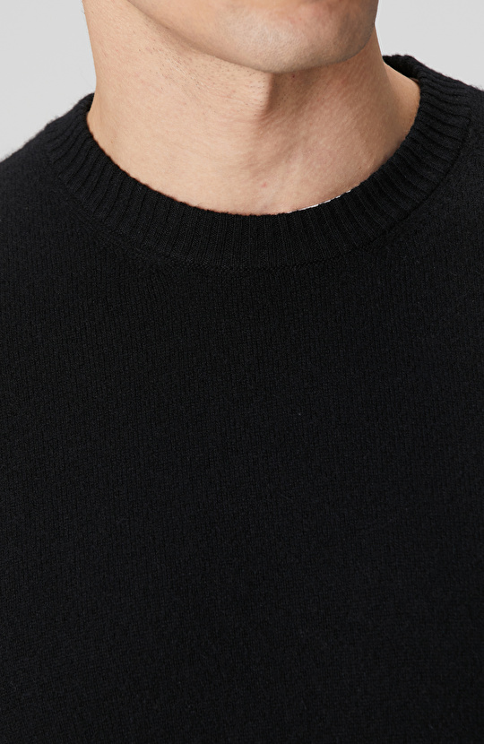 Limited Siyah Kaşmir Triko Kazak