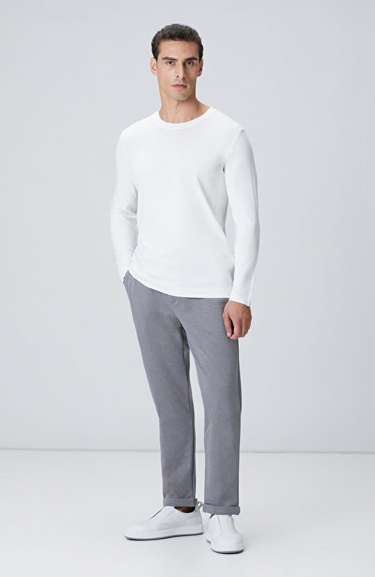 N-Tech Kırık Beyaz Basic Triko Kazak