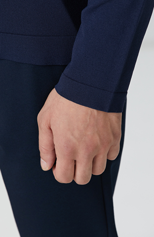 N-Tech Lacivert Basic Triko Kazak