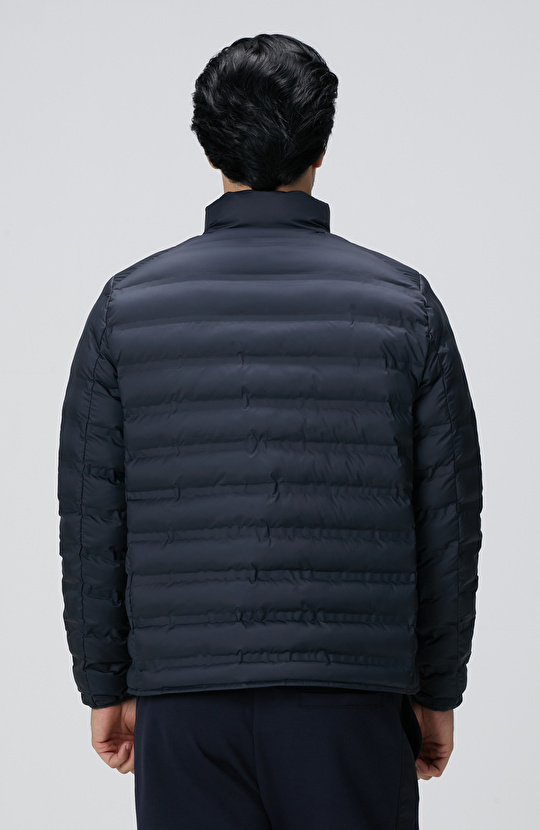 Lacivert Puffer Mont