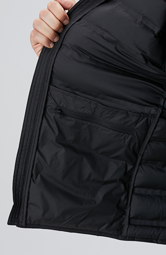 Siyah Puffer Casual Yelek