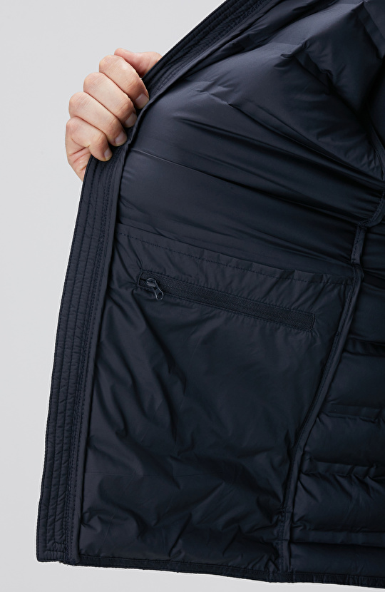 Lacivert Puffer Casual Yelek