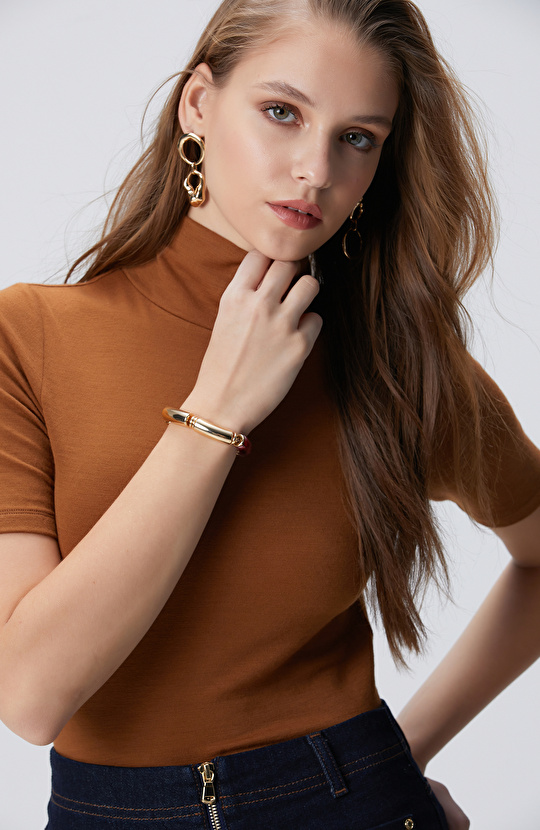 Gold Altın Rengi Kadın Bileklik