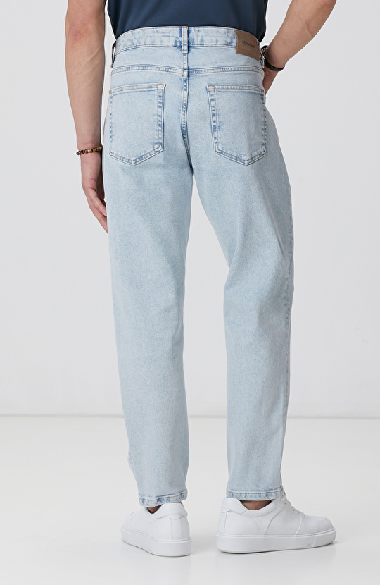 Buz Mavisi Denim Pantolon