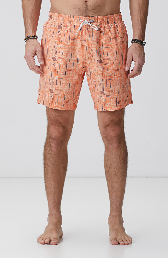 Turuncu Baskılı Mayo