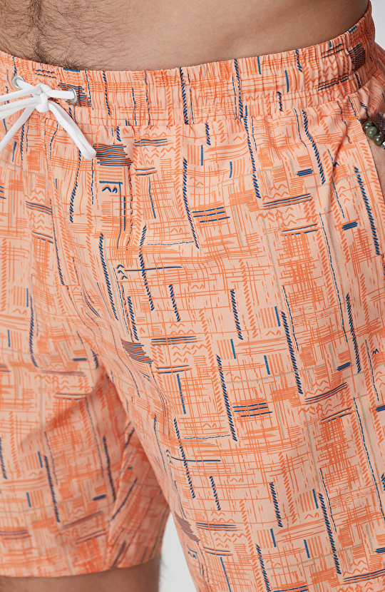 Turuncu Baskılı Mayo