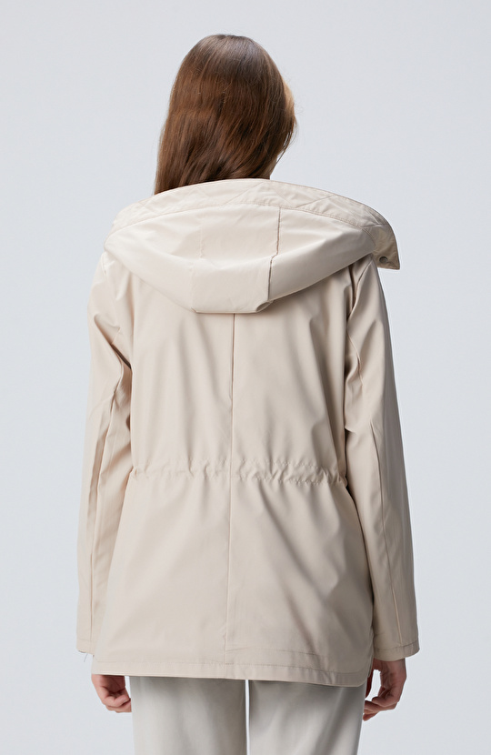 Siyah Çift Taraflı Mont