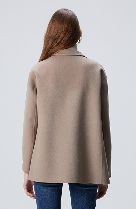 Limited Vizon Yün Karışımlı Çift Taraflı Ceket