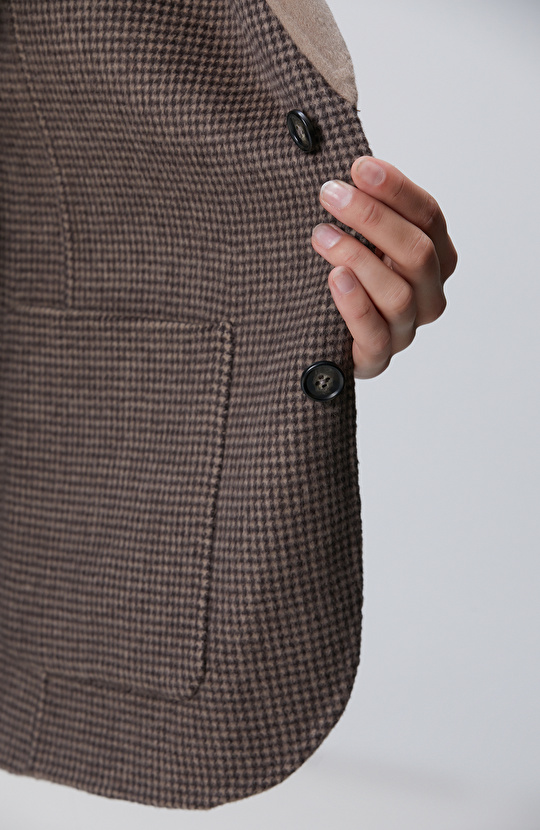 Limited Vizon Yün Karışımlı Çift Taraflı Ceket